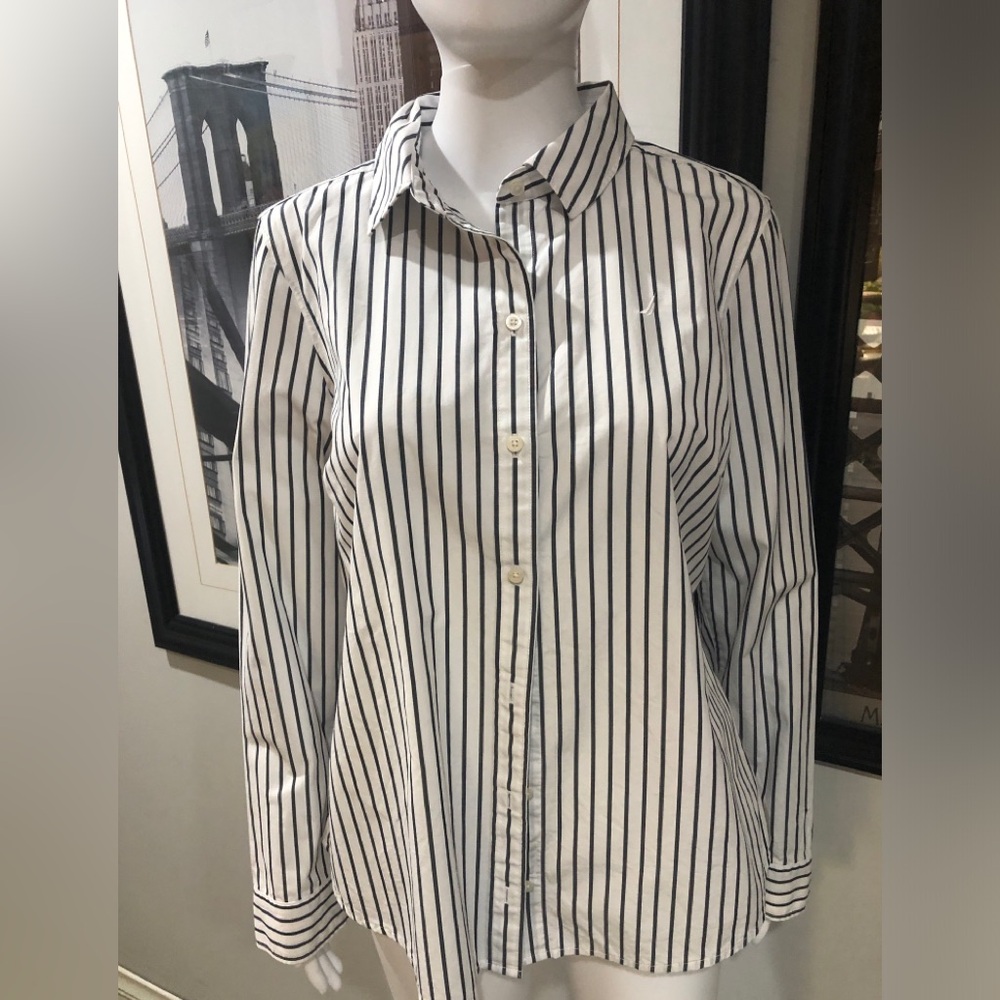 Women’s Nautica Striped Button-Up Shirt